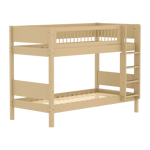 Bunk Bed 154 cm with Ladder and Safety Rail, 90x200 cm, Sand BUNKBED 90X200 flexa-com.myshopify.com