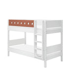 Bunk Bed 154 cm with Ladder and Safety Rail, 90x200 cm, White BUNKBED 200 flexa-com.myshopify.com