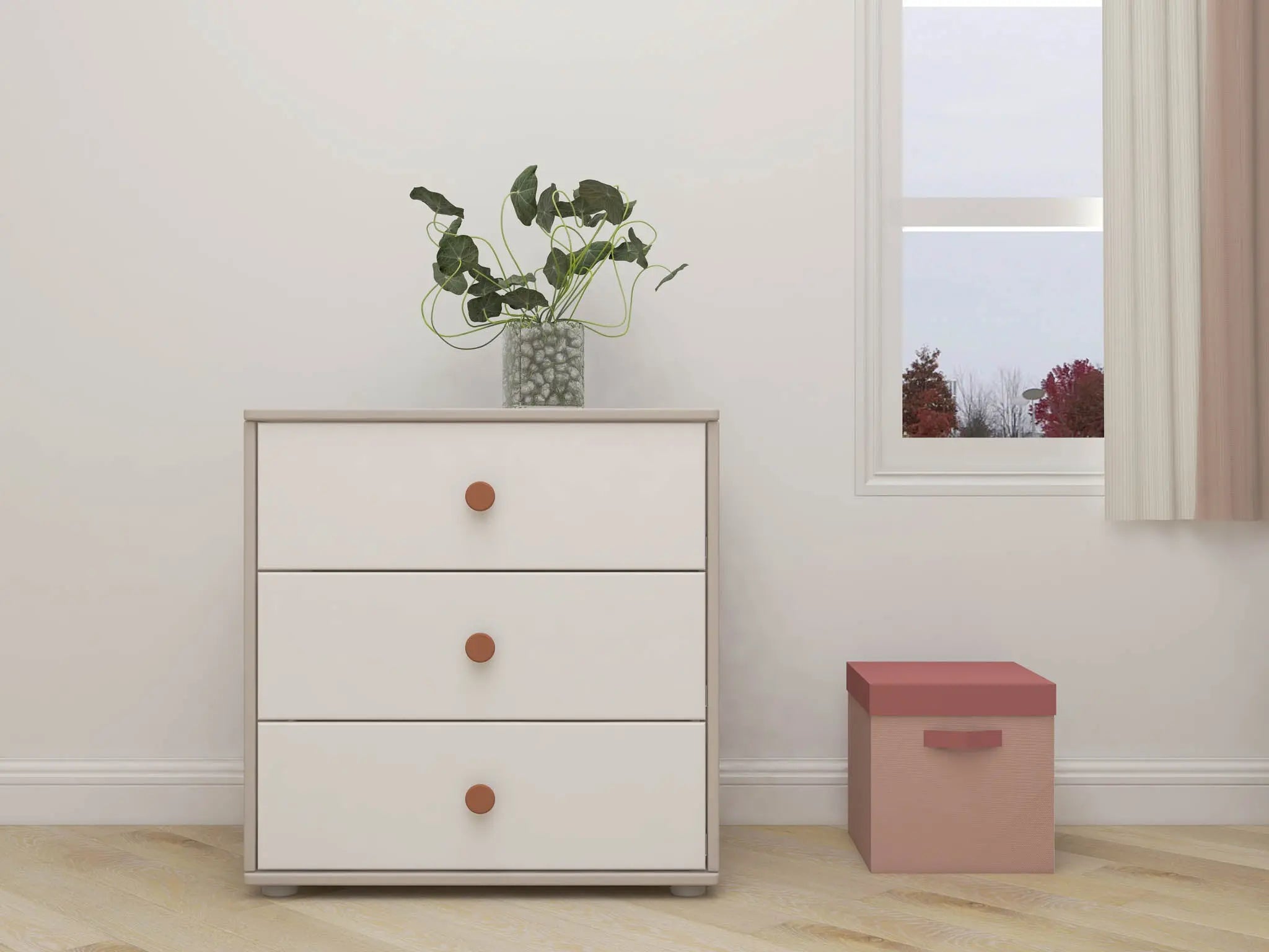 Chest with 3 Drawers, Grey CHEST_CLASSIC_STORAGE _badge_last_chance flexa-com.myshopify.com