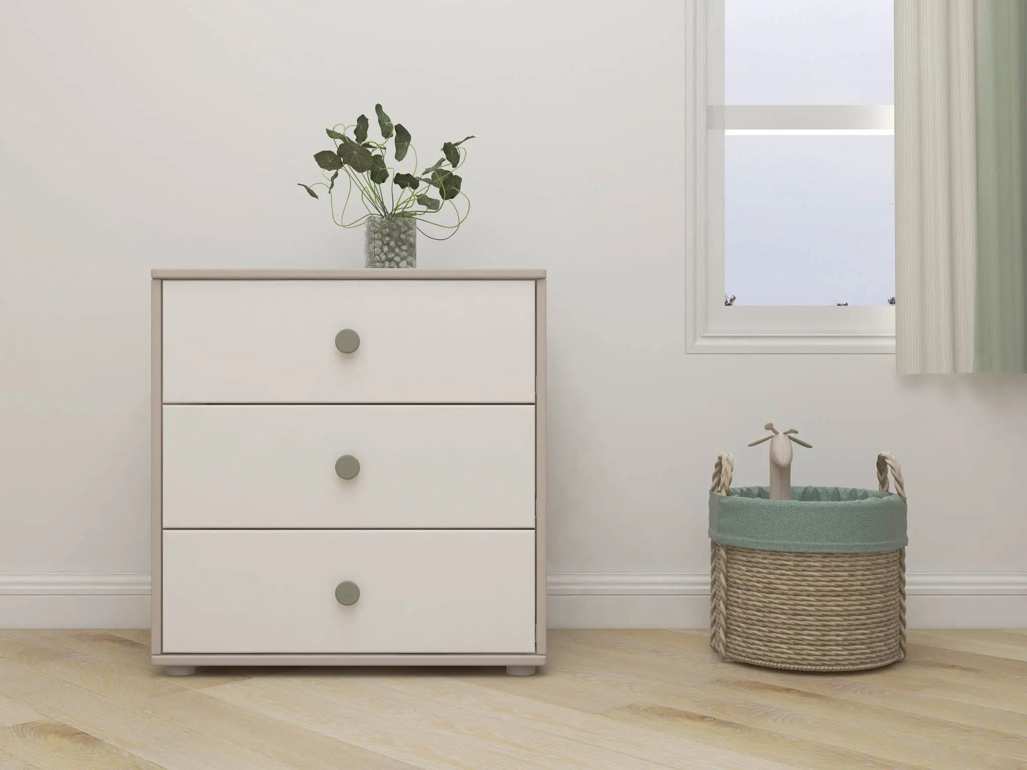 Chest with 3 Drawers, Grey CHEST_CLASSIC_STORAGE _badge_last_chance flexa-com.myshopify.com