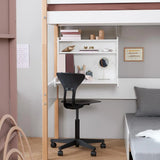 FLEXA Click-on Desk with Shelf, White, view 2