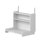 FLEXA Click-on Desk with Shelf, White