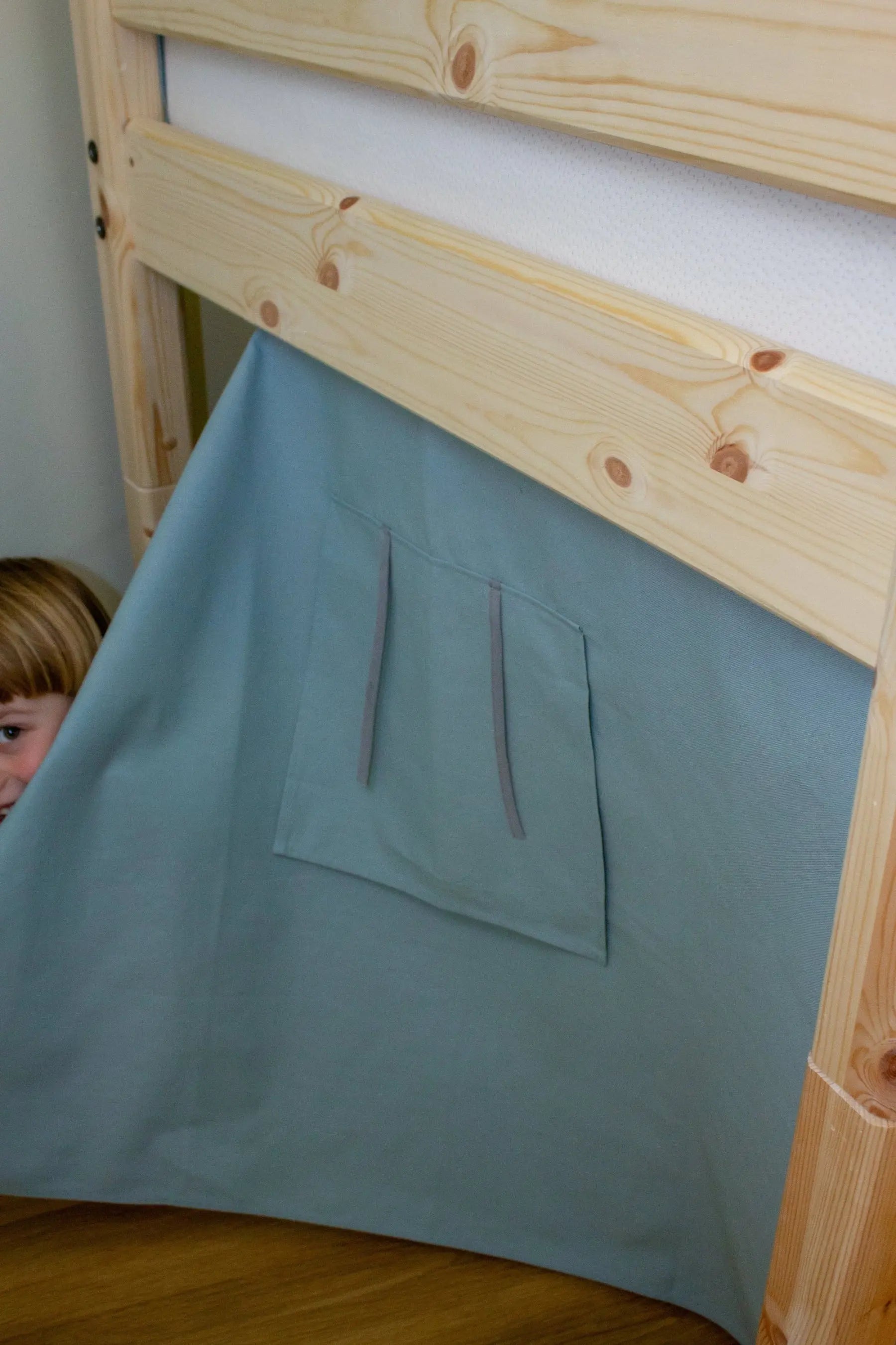 FLEXA Play Curtain for Beds, Blue, view 3
