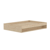 Double Bed with Shelf, 140x200 cm, Pine SINGLE_BED 200 flexa-com.myshopify.com