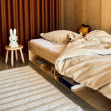 GROW Doppelbett mit Regal, 120x200 cm, Kiefernholz