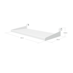 FLEXA Hanging shelf, White, view 5