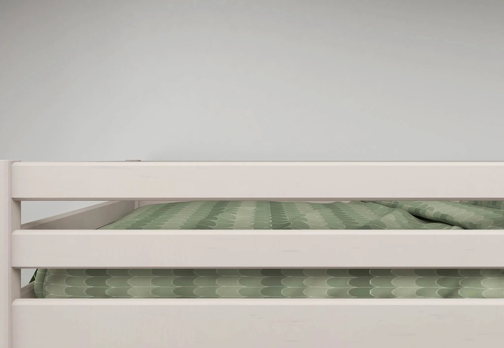 High Bed 184 cm with Safety Rail and Ladder, 90x200 cm, Grey HIGHBED 200 flexa-com.myshopify.com