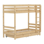 High Bunk Bed with Storage, 90x200 cm, Pine BUNKBED 200 flexa-com.myshopify.com