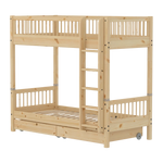 High Bunk Bed with Storage, 90x200 cm, Pine BUNKBED 200 flexa-com.myshopify.com