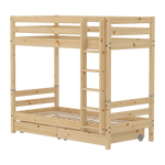 High Bunk Bed with Storage, 90x200 cm, Pine BUNKBED 200 flexa-com.myshopify.com