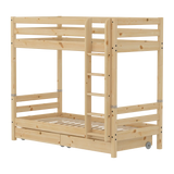 High Bunk Bed with Storage, 90x200 cm, Pine BUNKBED 200 flexa-com.myshopify.com