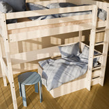 High bed with sofa and sofa mattress, 90x200 cm HIGHBED 90X200 flexa-com.myshopify.com