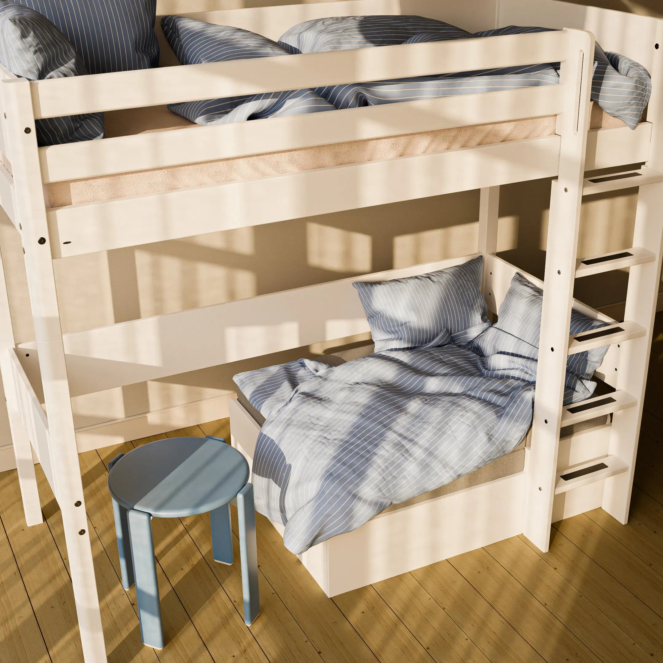 High bed with sofa and sofa mattress, 90x200 cm HIGHBED 90X200 flexa-com.myshopify.com