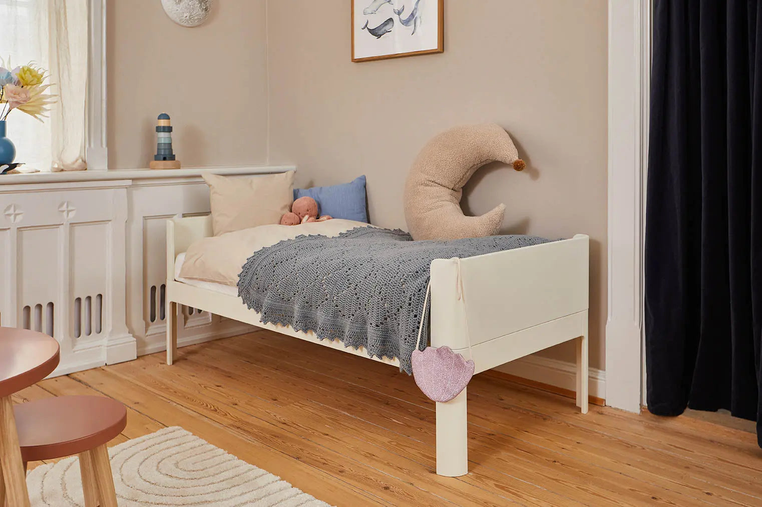 FLEXA Junior Bed Linen, 100x140 cm, Grey, view 7