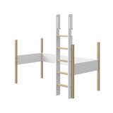Ladder and Legs for High Bed 184 cm, 90x200 cm, White/Oak LADDER_LEGS 200 flexa-com.myshopify.com