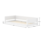 Montessori Bed, 90x200 cm, White MONTESSORI 90X200 flexa-com.myshopify.com