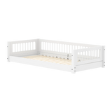Montessori Bed with Crossbars, 90x200 cm, White MONTESSORI 90X200 flexa-com.myshopify.com