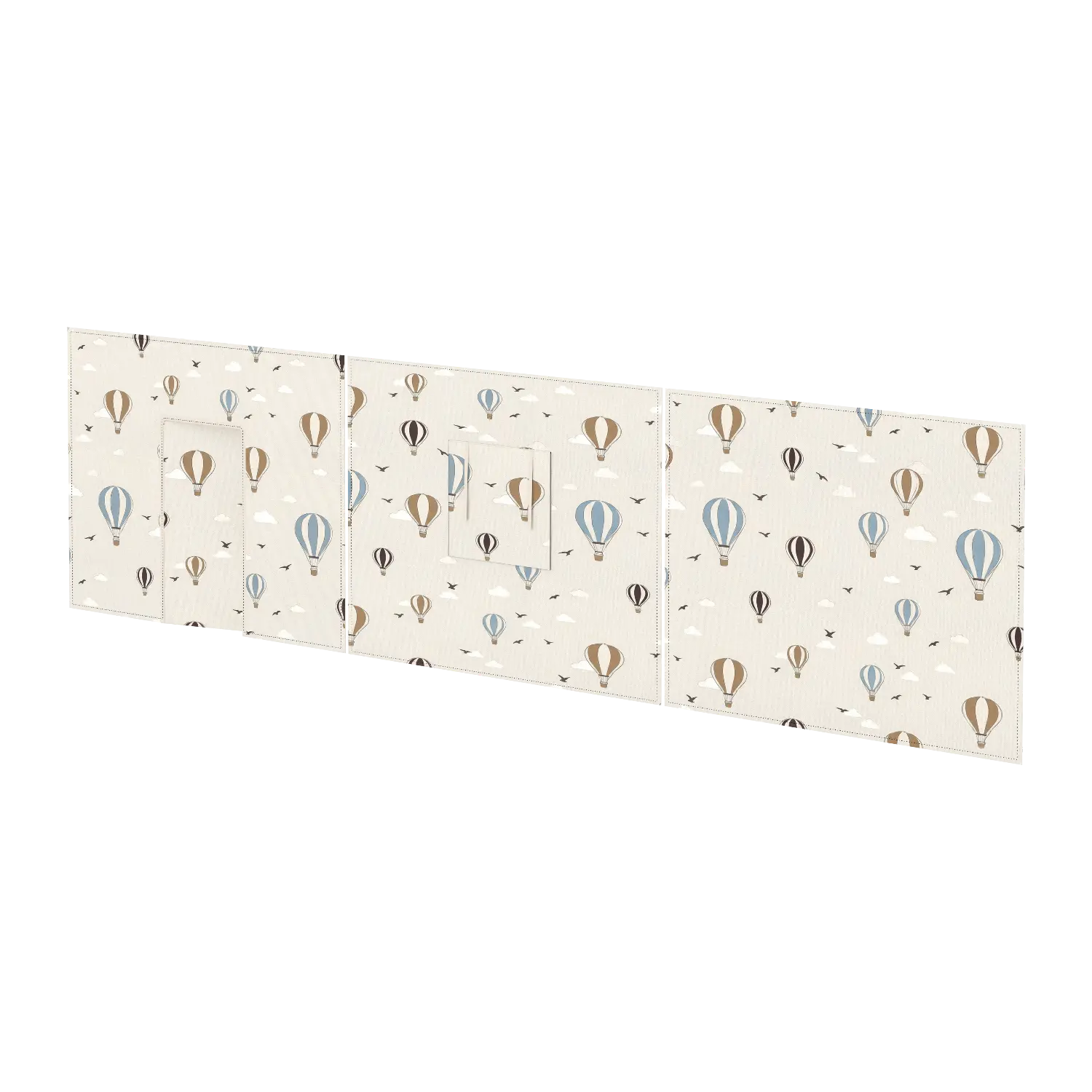 FLEXA Play Curtain for Beds, Hot Air Balloons