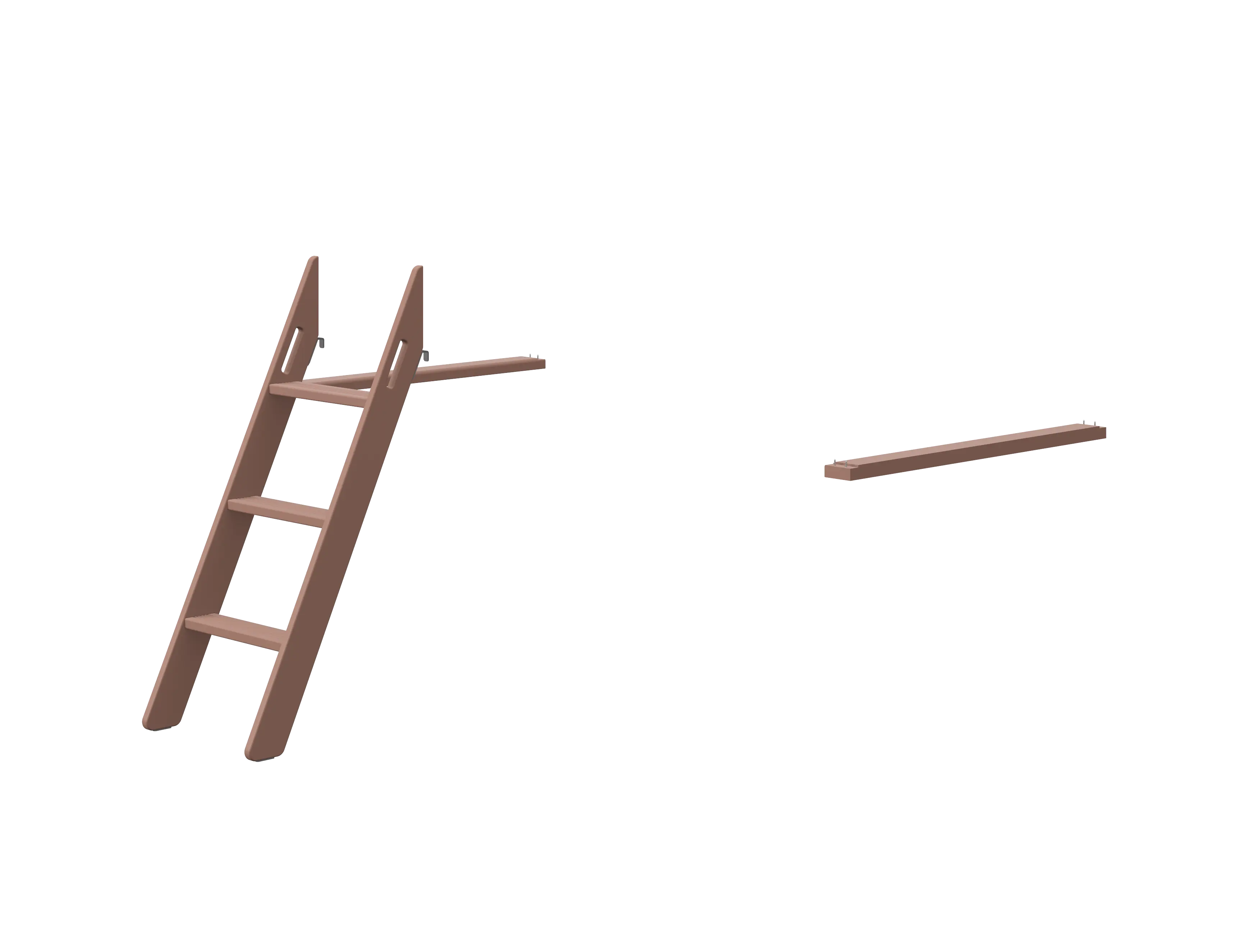 Popsicle - Slanting ladder for Mid-High Bed BED-PART_LADDER_POPSICLE GLS flexa-com.myshopify.com