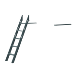 Popsicle - Slanting ladder for high Bed FLEXA LADDER slanting-ladder-for-high-bed-blueberry   _badge_last_chance flexa-com.myshopify.com