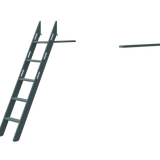 Popsicle - Slanting ladder for high Bed LADDER _badge_last_chance flexa-com.myshopify.com