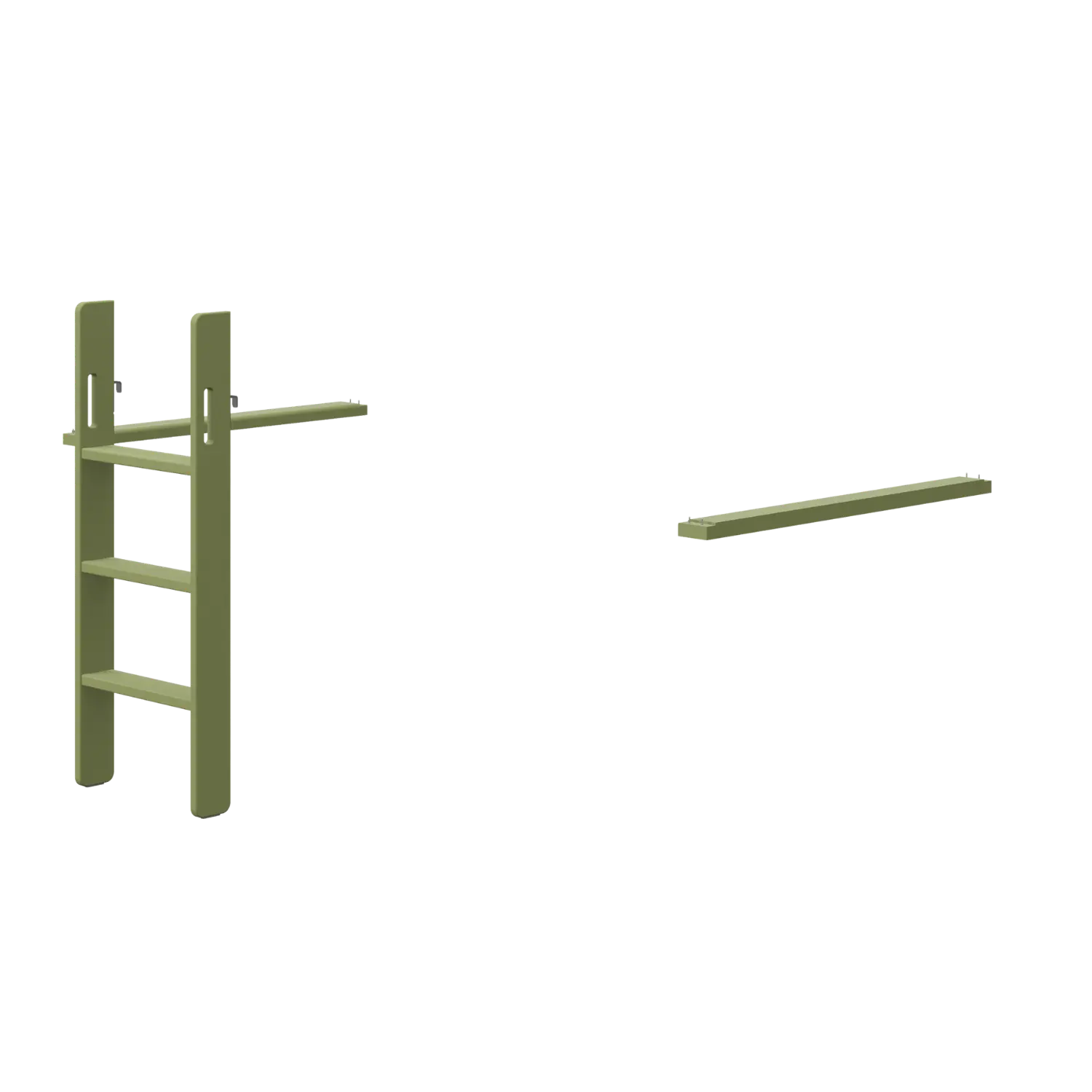 Popsicle - Straight ladder for Mid-High Bed FLEXA LADDER straight-ladder-for-mid-high-bed-kiwi   _badge_last_chance flexa-com.myshopify.com