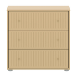 SAGA Chest, 3 drawer, Sand with Grooves CHEST ACTIVE flexa-com.myshopify.com