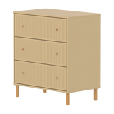 SAGA Chest, 3 drawer, Sand with Grooves CHEST ACTIVE flexa-com.myshopify.com