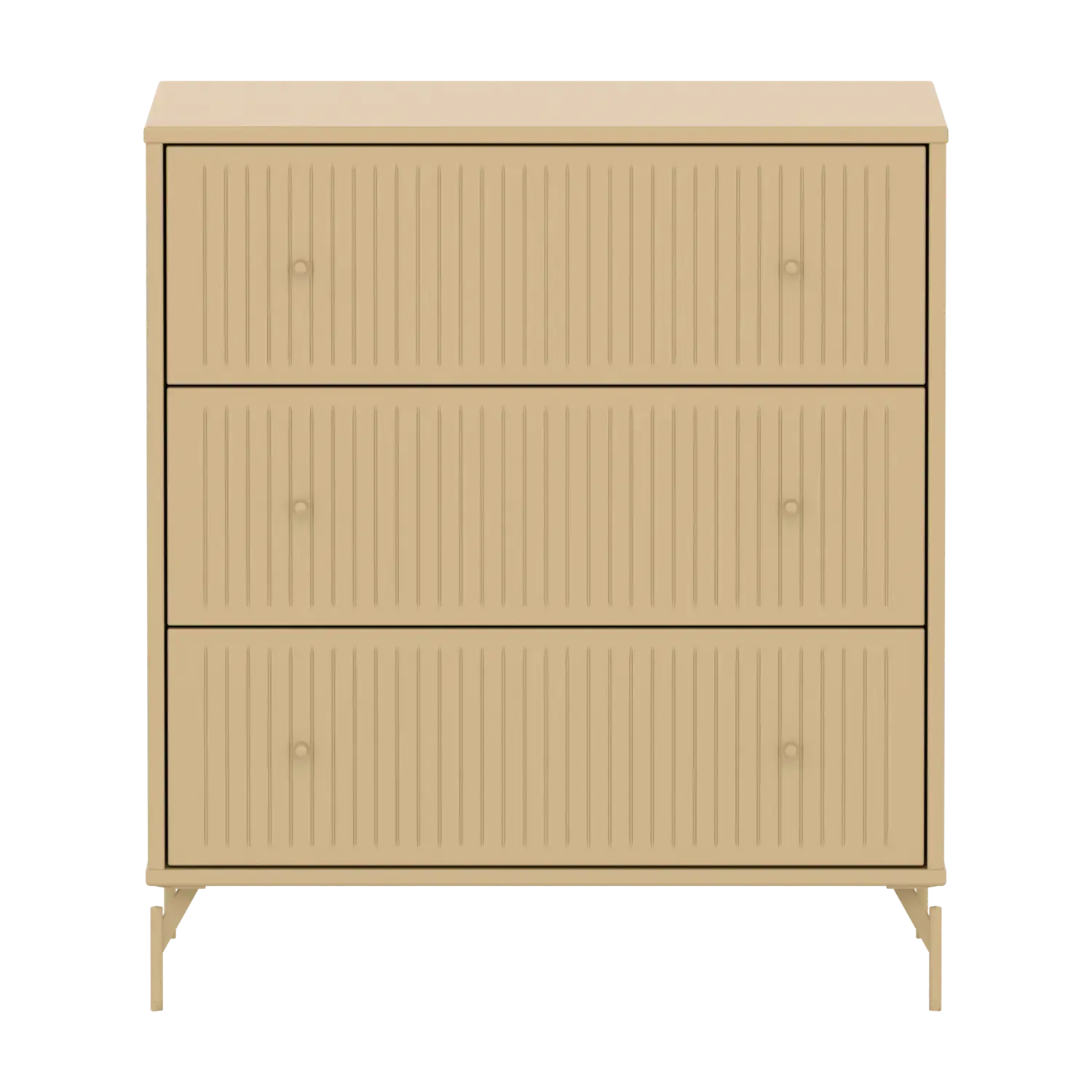 SAGA Chest, 3 drawer, Sand with grooves CHEST ACTIVE flexa-com.myshopify.com