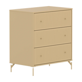 SAGA Chest, 3 drawer, Sand with grooves CHEST ACTIVE flexa-com.myshopify.com