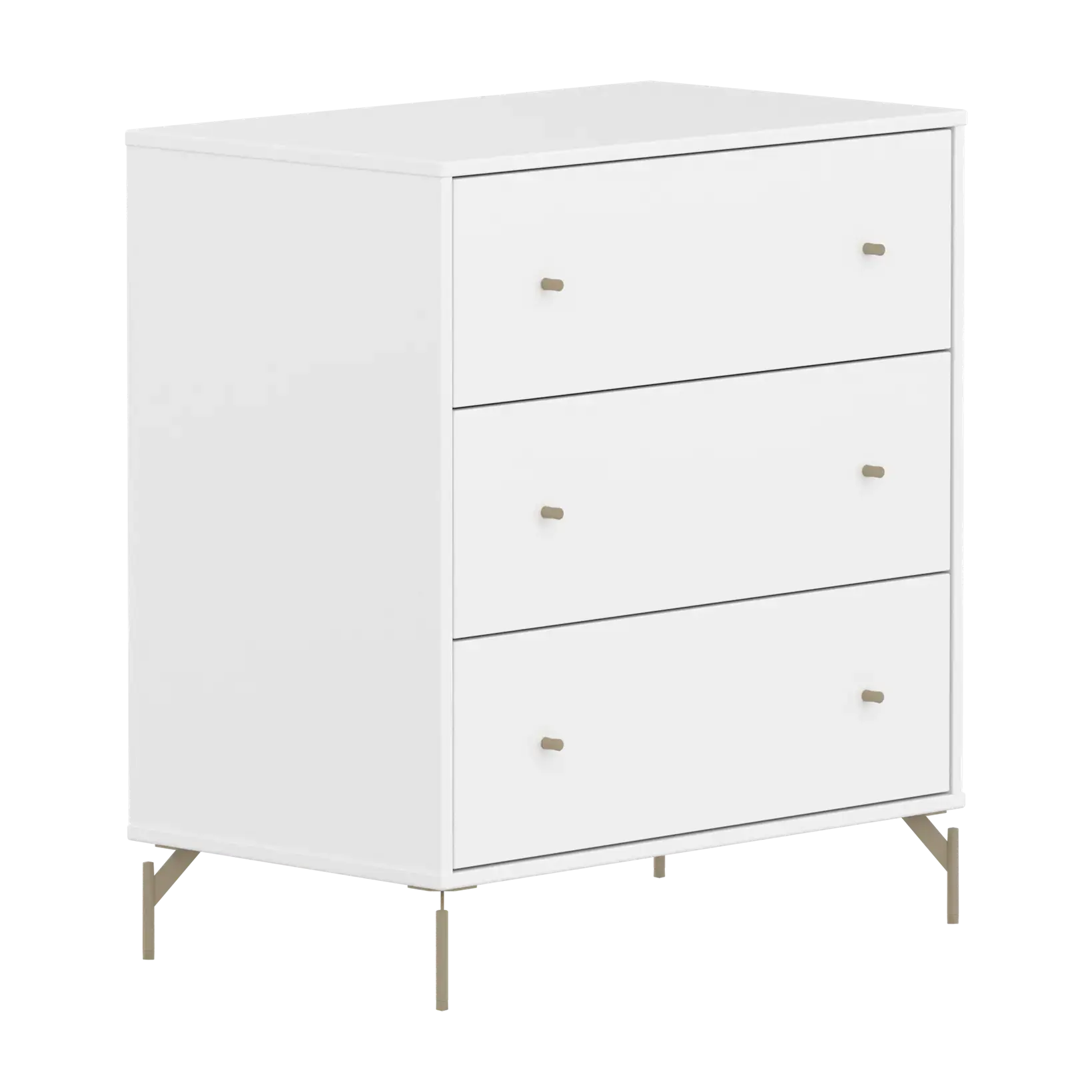 SAGA Chest, 3 drawer, White CHEST ACTIVE flexa-com.myshopify.com