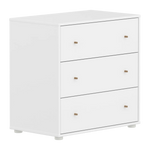 SAGA Chest, 3 drawer, White CHEST ACTIVE flexa-com.myshopify.com
