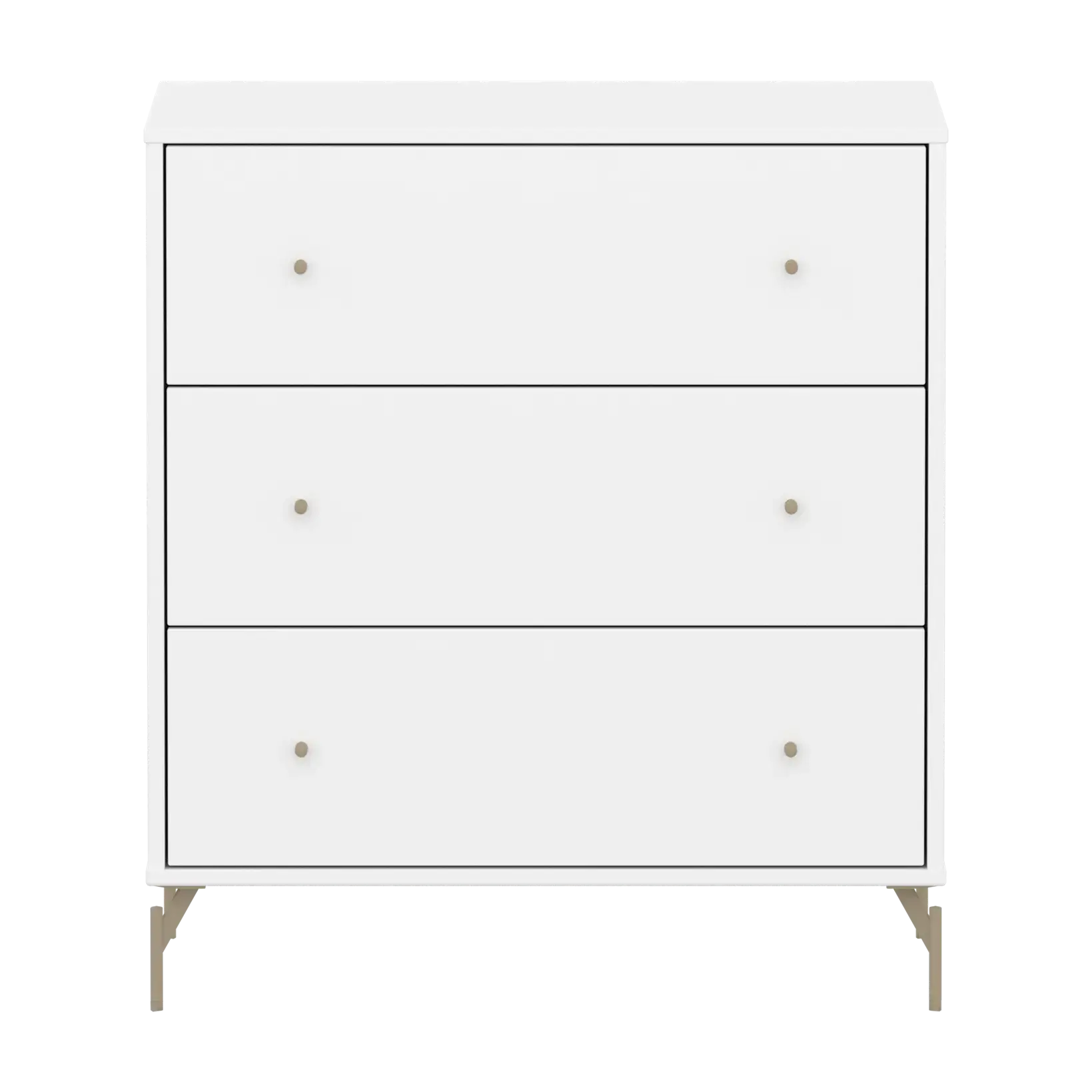 SAGA Chest, 3 drawer, White CHEST ACTIVE flexa-com.myshopify.com