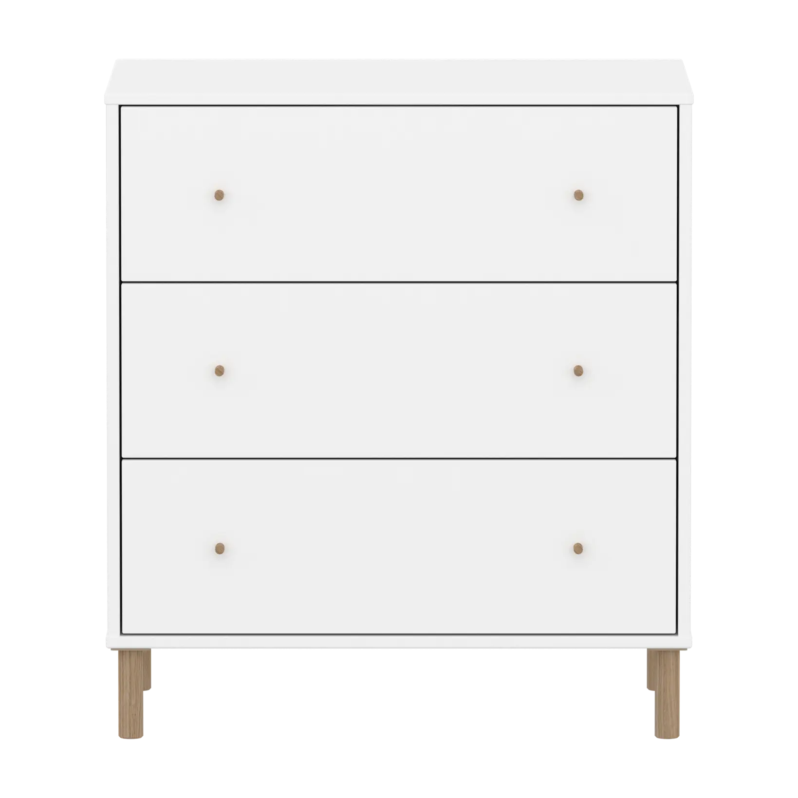 SAGA Chest, 3 drawer, White CHEST ACTIVE flexa-com.myshopify.com