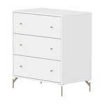 SAGA Chest, 3 drawer, White CHEST ACTIVE flexa-com.myshopify.com