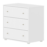 SAGA Chest, 3 drawer, White with Grooves CHEST ACTIVE flexa-com.myshopify.com