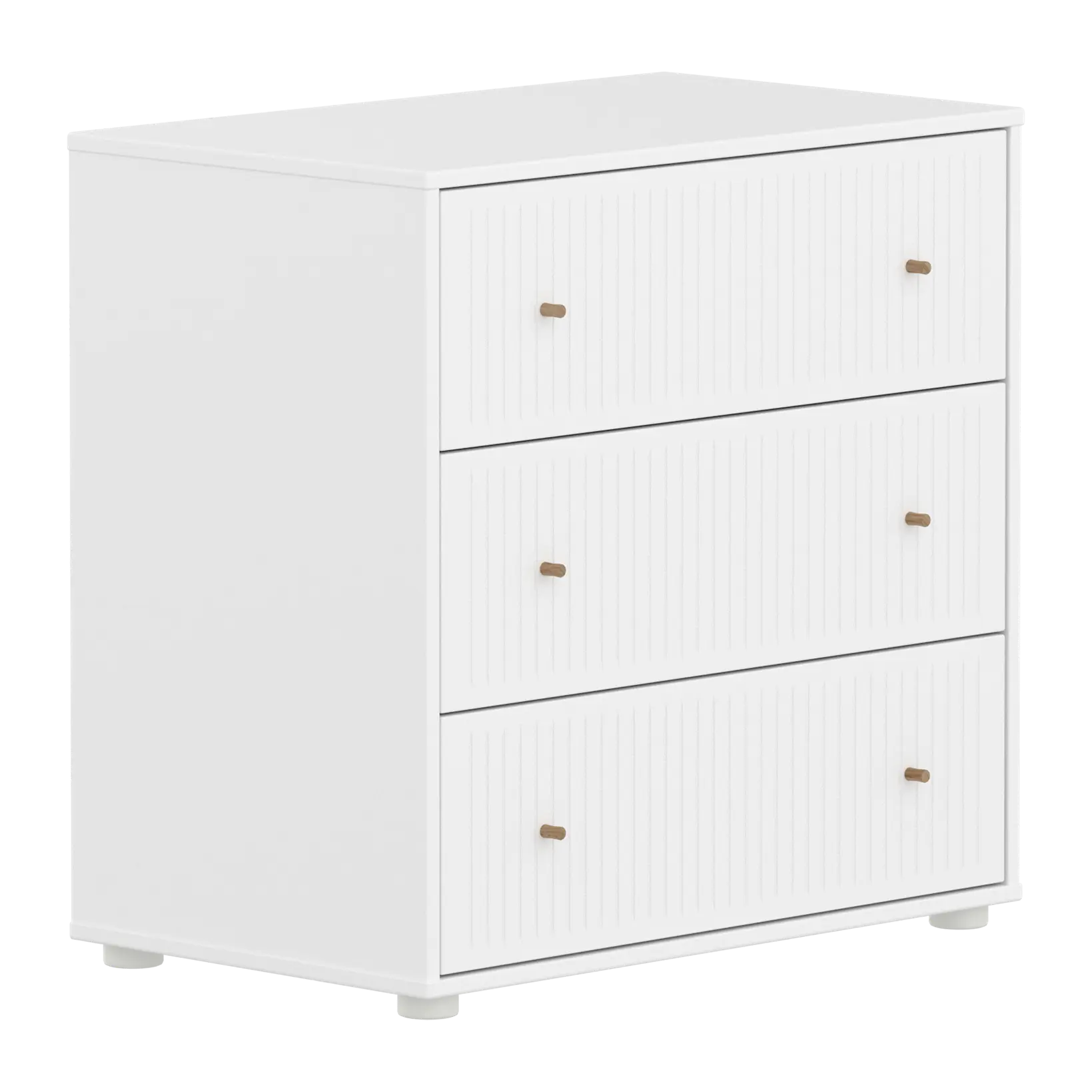 SAGA Chest, 3 drawer, White with Grooves CHEST ACTIVE flexa-com.myshopify.com