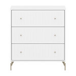 SAGA Chest, 3 drawer, White with Grooves CHEST ACTIVE flexa-com.myshopify.com