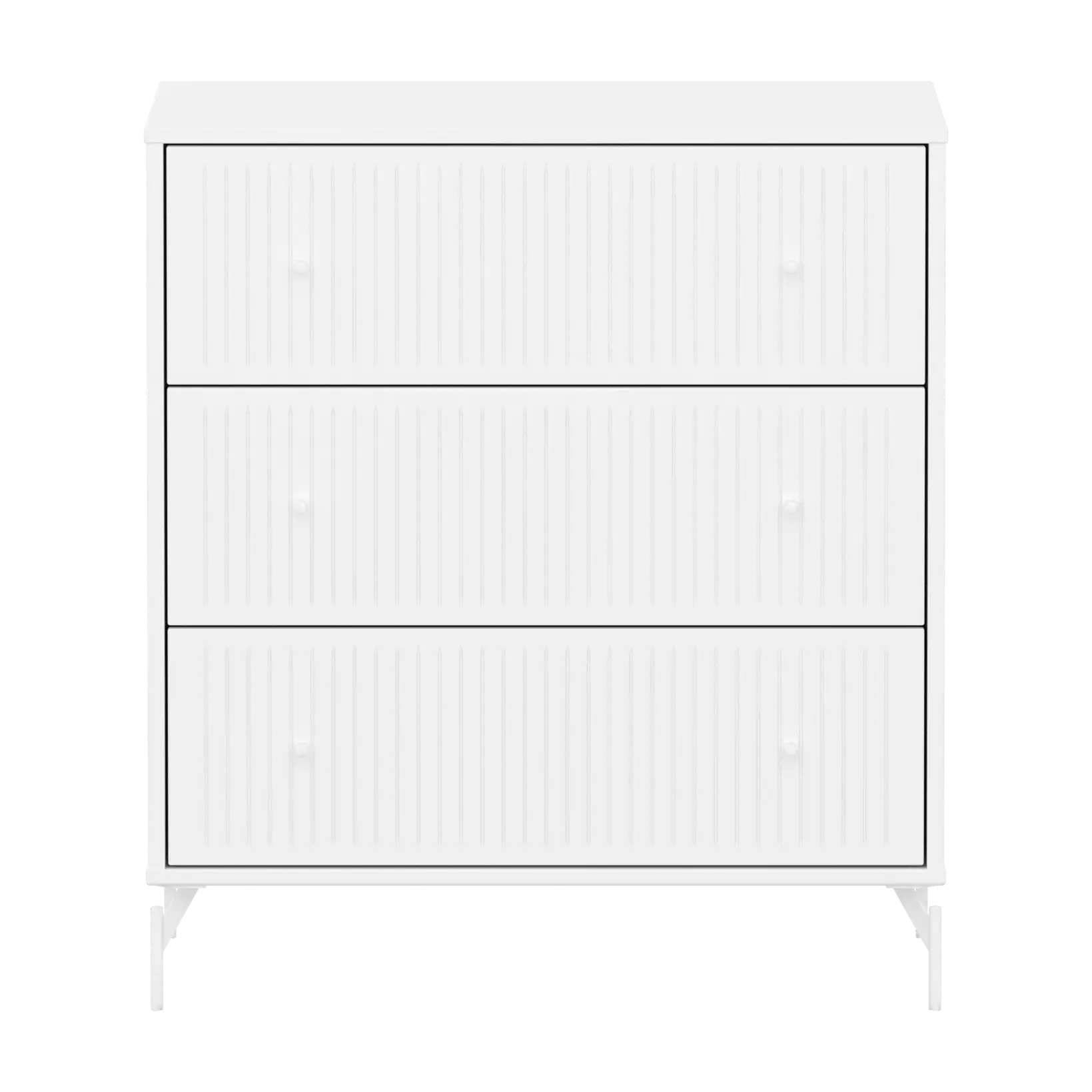 SAGA Chest, 3 drawer, White with Grooves CHEST ACTIVE flexa-com.myshopify.com