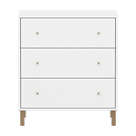 SAGA Chest, 3 drawer, White with Grooves CHEST ACTIVE flexa-com.myshopify.com