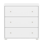 SAGA Chest, 3 drawer, White with Grooves CHEST ACTIVE flexa-com.myshopify.com