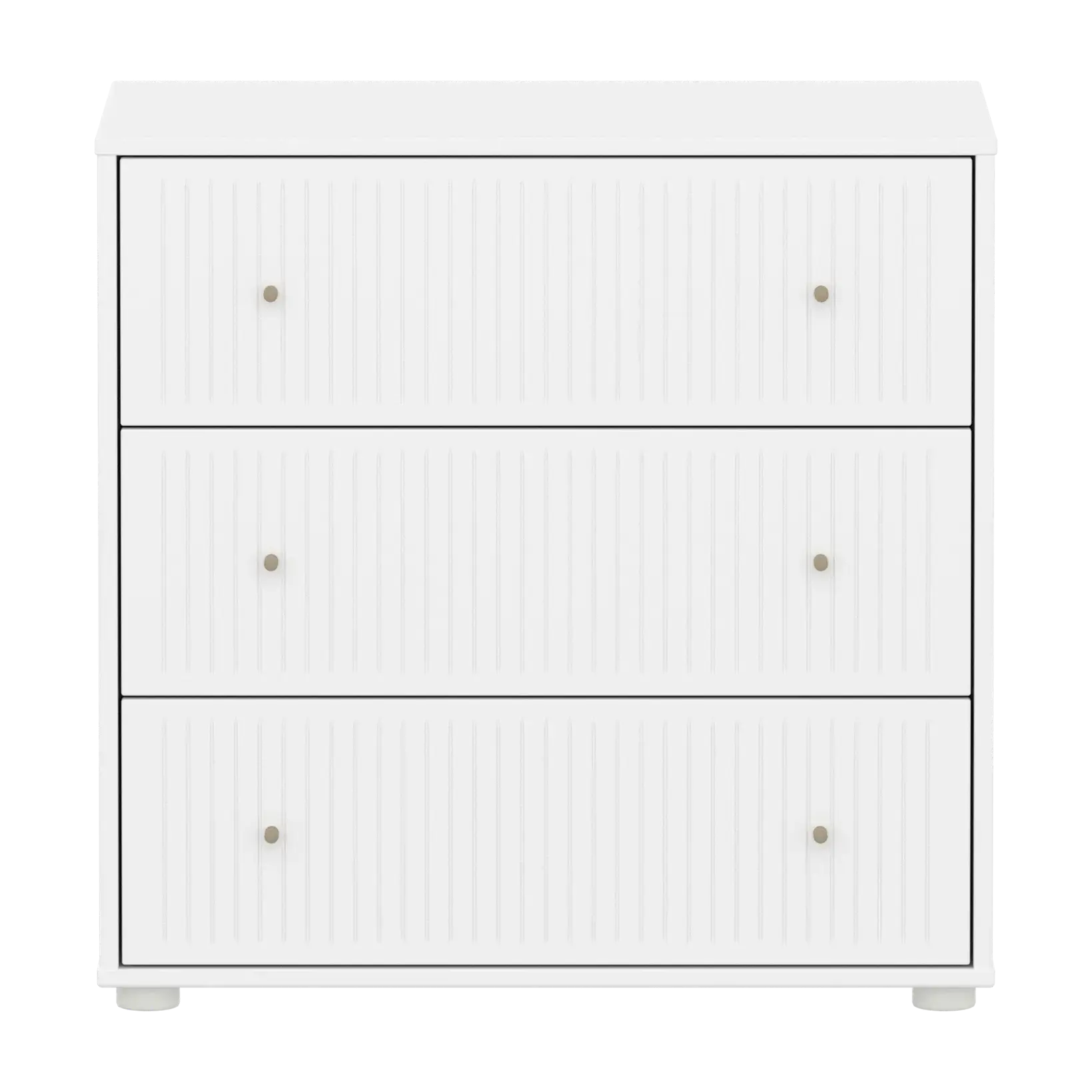 SAGA Chest, 3 drawer, White with Grooves CHEST ACTIVE flexa-com.myshopify.com