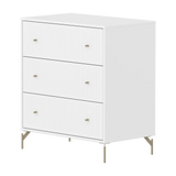 SAGA Chest, 3 drawer, White with Grooves CHEST ACTIVE flexa-com.myshopify.com