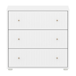 SAGA Chest, 3 drawer, White with Grooves CHEST ACTIVE flexa-com.myshopify.com