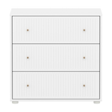 SAGA Chest, 3 drawer, White with Grooves CHEST ACTIVE flexa-com.myshopify.com