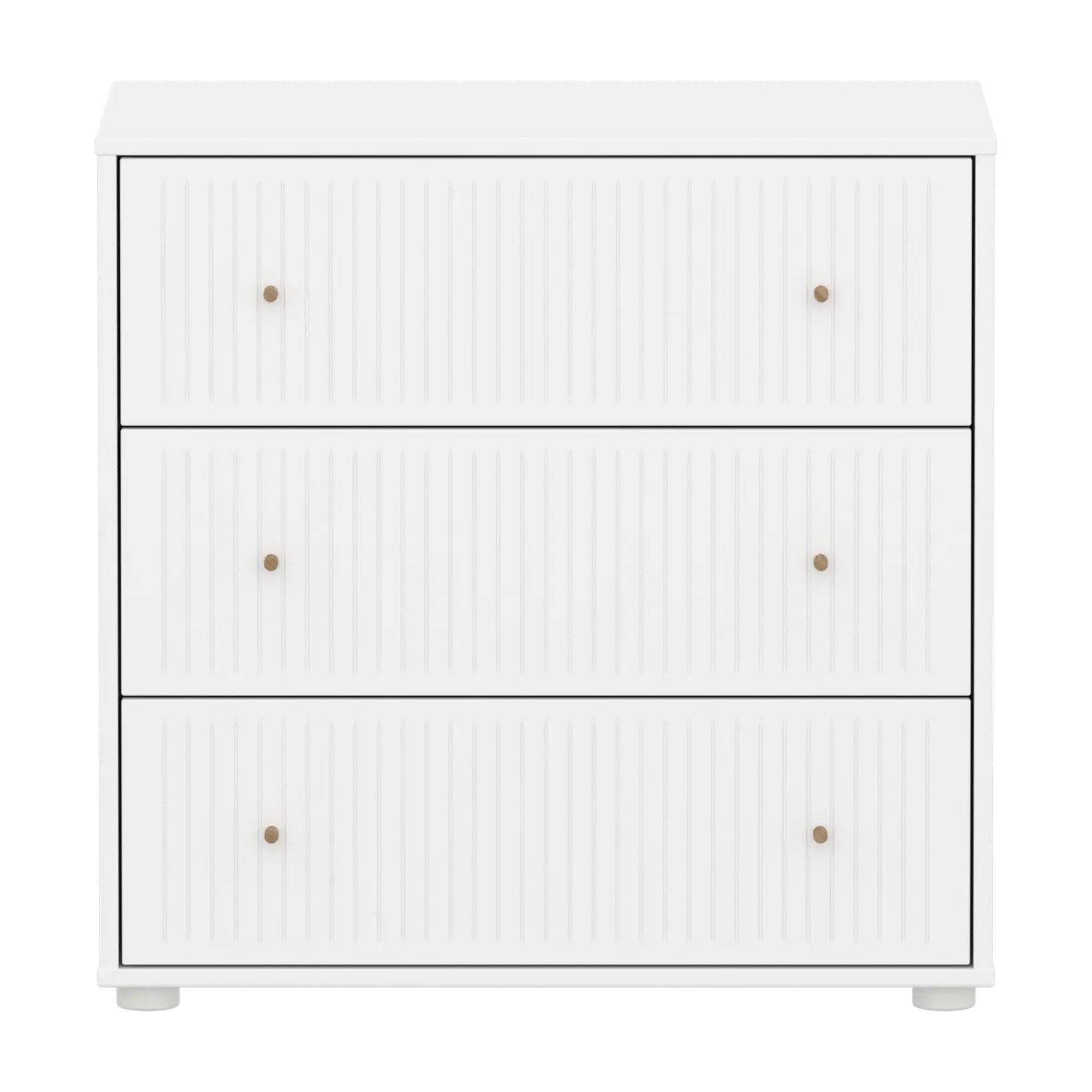 SAGA Chest, 3 drawer, White with Grooves CHEST ACTIVE flexa-com.myshopify.com