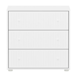 SAGA Chest, 3 drawer, White with Grooves CHEST ACTIVE flexa-com.myshopify.com
