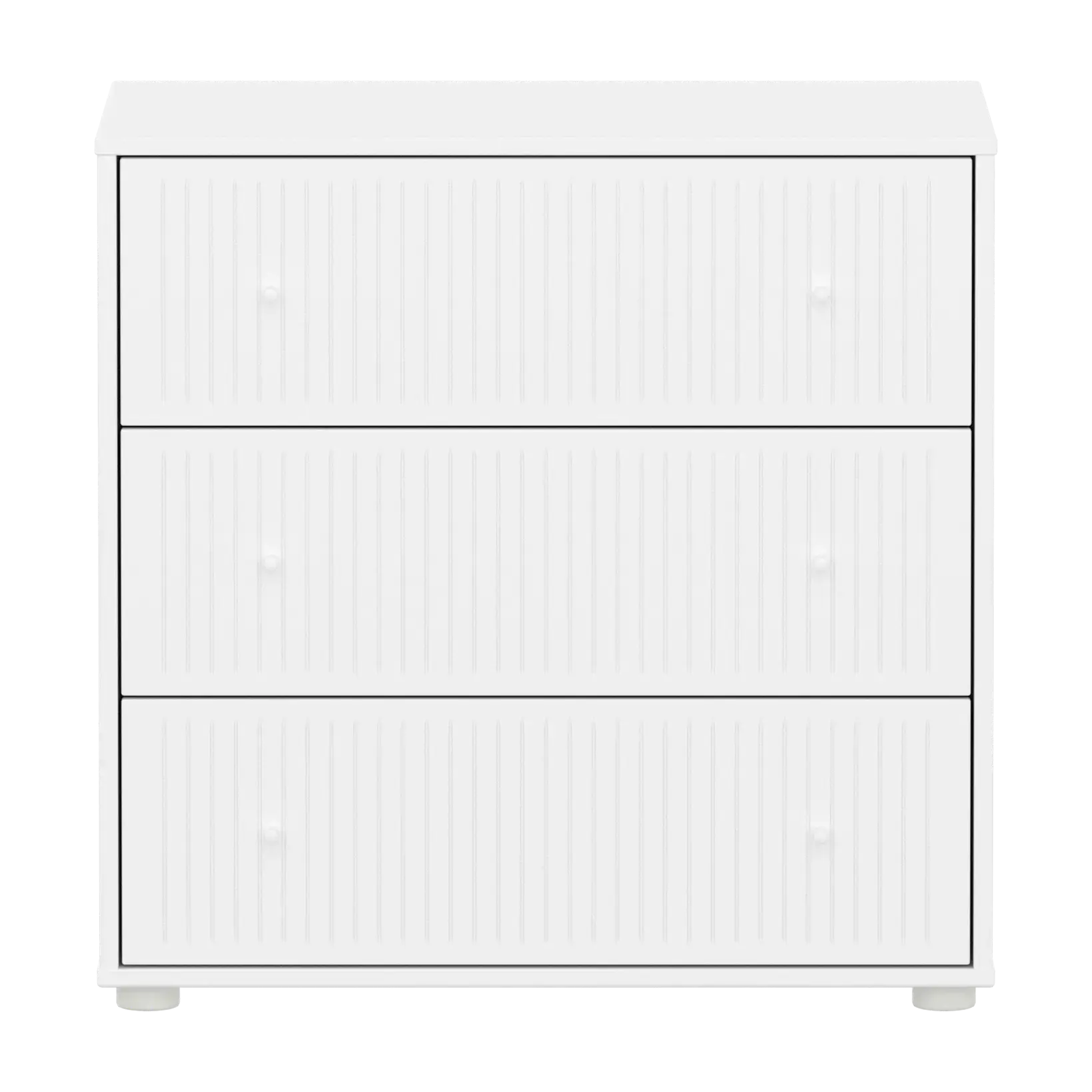 SAGA Chest, 3 drawer, White with Grooves CHEST ACTIVE flexa-com.myshopify.com