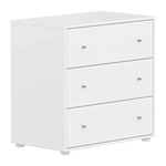 SAGA Chest, 3 drawer, White with Grooves CHEST ACTIVE flexa-com.myshopify.com