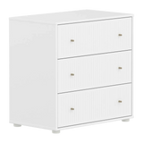 SAGA Chest, 3 drawer, White with Grooves CHEST ACTIVE flexa-com.myshopify.com